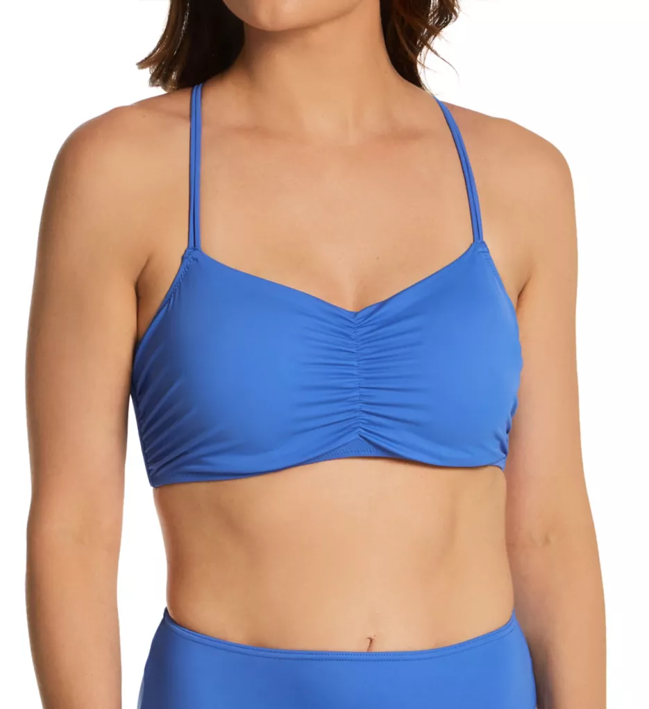 Panache convertible blue sports bra size 36F (DDDD) navy blue hot