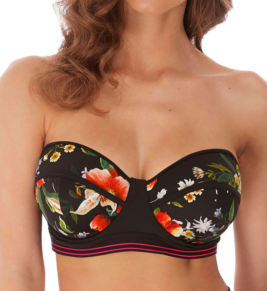 padded strapless bikini top