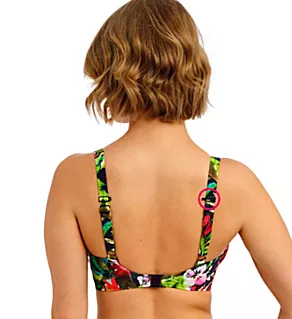 Kailua Shores Plunge Bikini Swim Top Midnight 28F