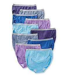 Cotton Heather Hi-Cut Panty - 10 Pack Assorted 5