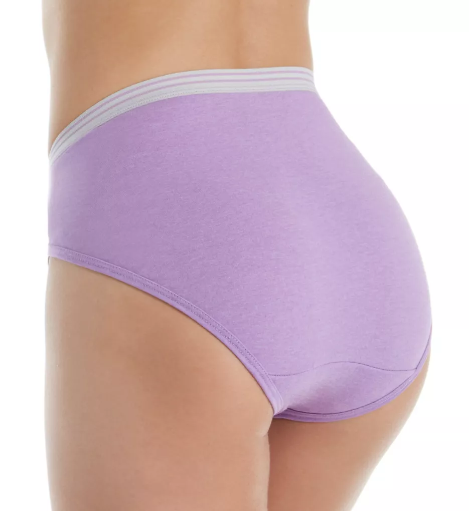 Cotton Heather Hi-Cut Panty - 10 Pack Assorted 5