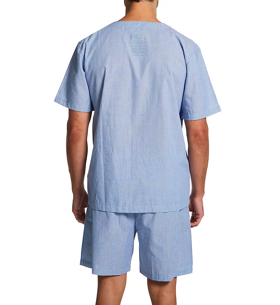 Short Sleeve Knee Length Pajama Short Set
