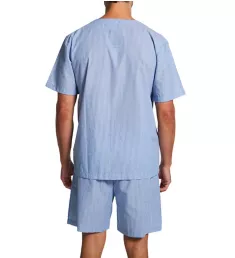 Short Sleeve Knee Length Pajama Short Set