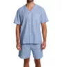 Fruit Of The Loom Short Sleeve Knee Length Pajama Short Set 1311426 - Image 1