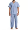 Fruit Of The Loom Short Sleeve Woven Pajama Pant Set 1311444 - Image 1