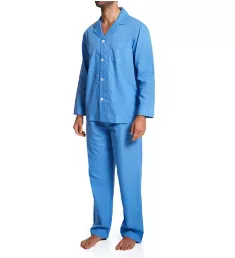 Long Sleeve Woven Pajama Pant Set Fnhbe S