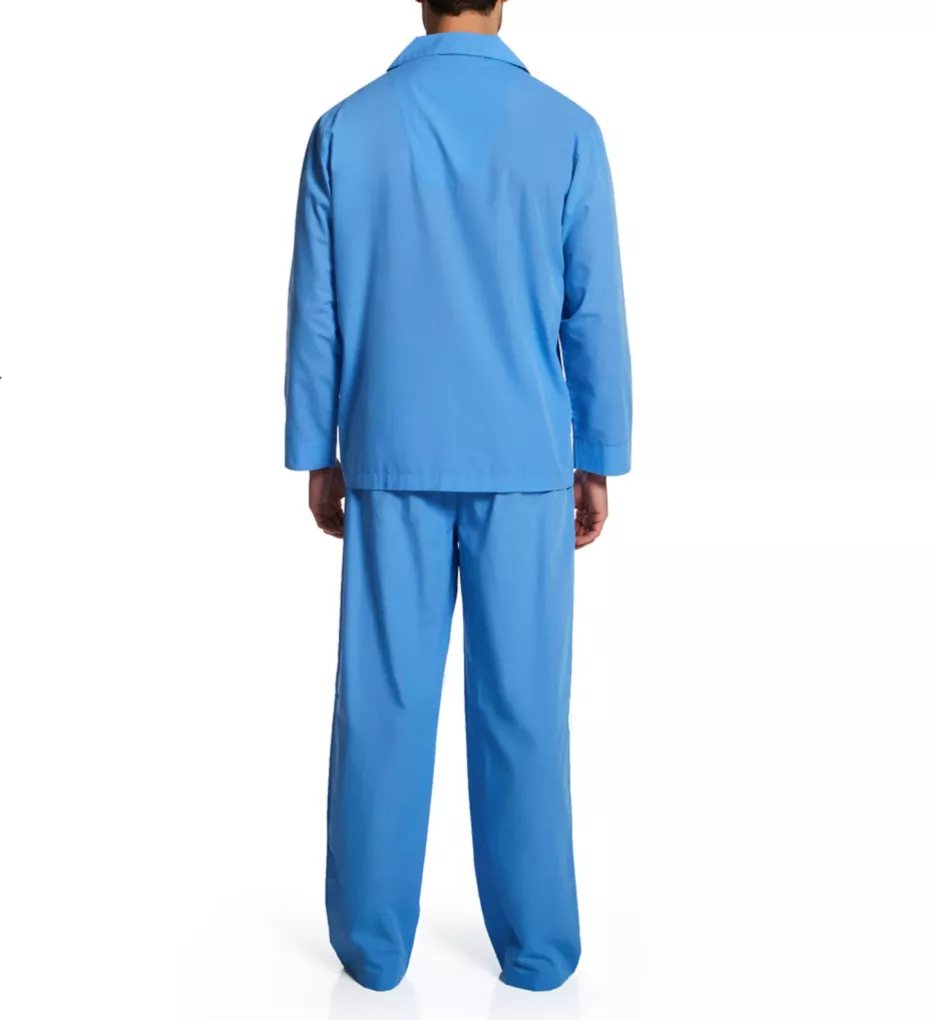 Long Sleeve Woven Pajama Pant Set Fnhbe S