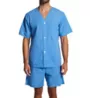 Fruit Of The Loom Short Sleeve Knee Length Pajama Short Set 2507426 - Image 1