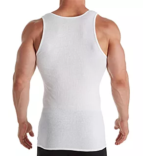 Extended Size 100% Cotton A-Shirts - 3 Pack