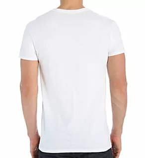 100% Cotton Stay Tucked V-Neck T-Shirts - 3 Pack