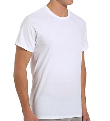 Fruit Of The Loom Tall Man 100% Cotton White Crew T-Shirts - 3 Pack