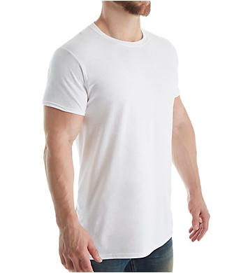 Fruit Of The Loom Stay Tucked Cotton Crew T-Shirt - 3 Pack