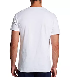 Eversoft Short Sleeve Pocket T-Shirt - 2 Pack White Ice XL