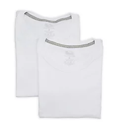 Eversoft Breathable Cotton Crew Neck Tee - 2 Pack WHITIC S