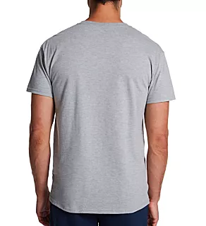 Eversoft Breathable Cotton Crew Neck Tee - 2 Pack Mineral Grey Heather L