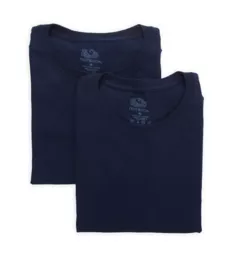 Big Man Eversoft Cotton Crew Neck T-Shirt - 2 Pack J. Navy 4XL