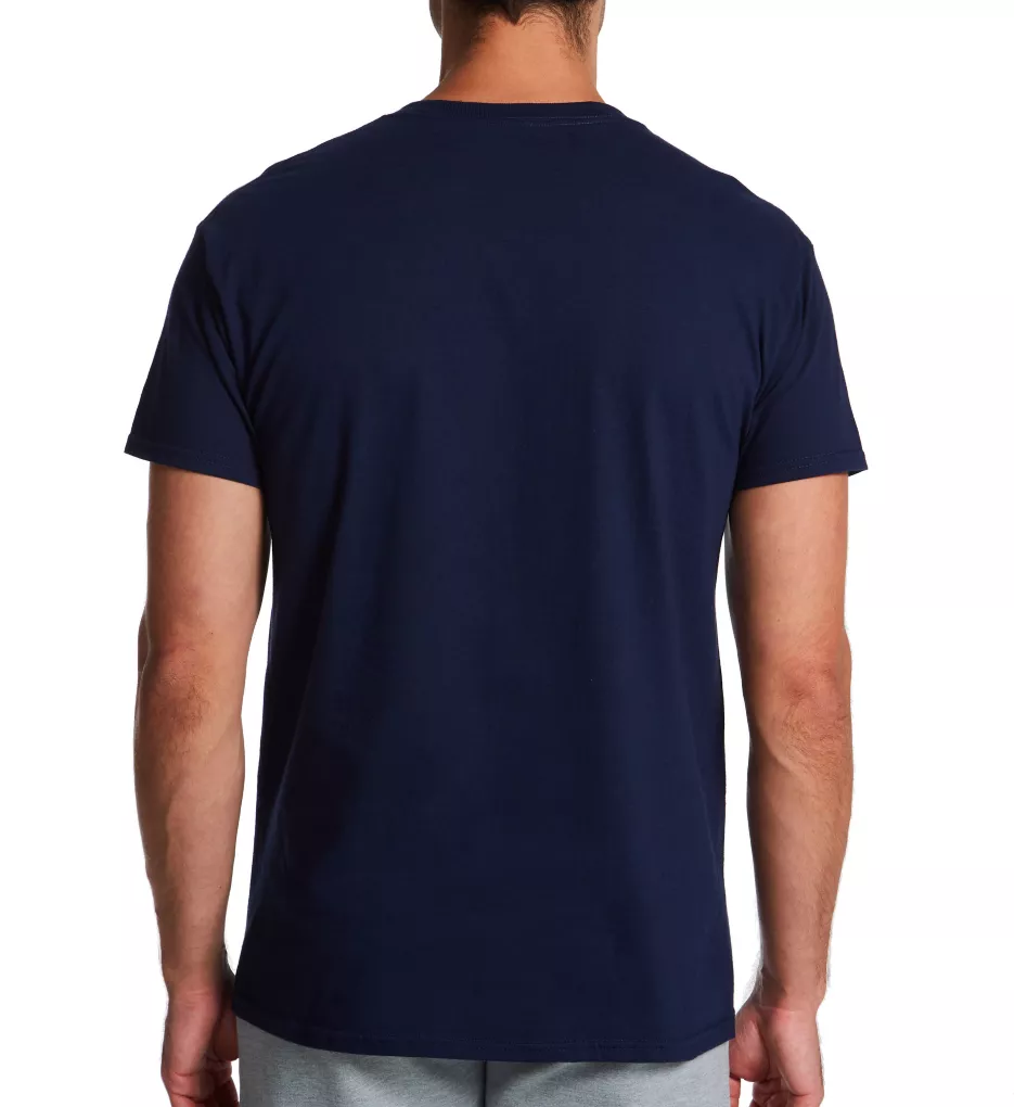 Big Man Eversoft Cotton Crew Neck T-Shirt - 2 Pack J. Navy 4XL