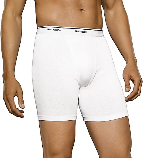 Fruit Of The Loom Coolzone White Boxer Briefs - 3 Pack 3BL7600