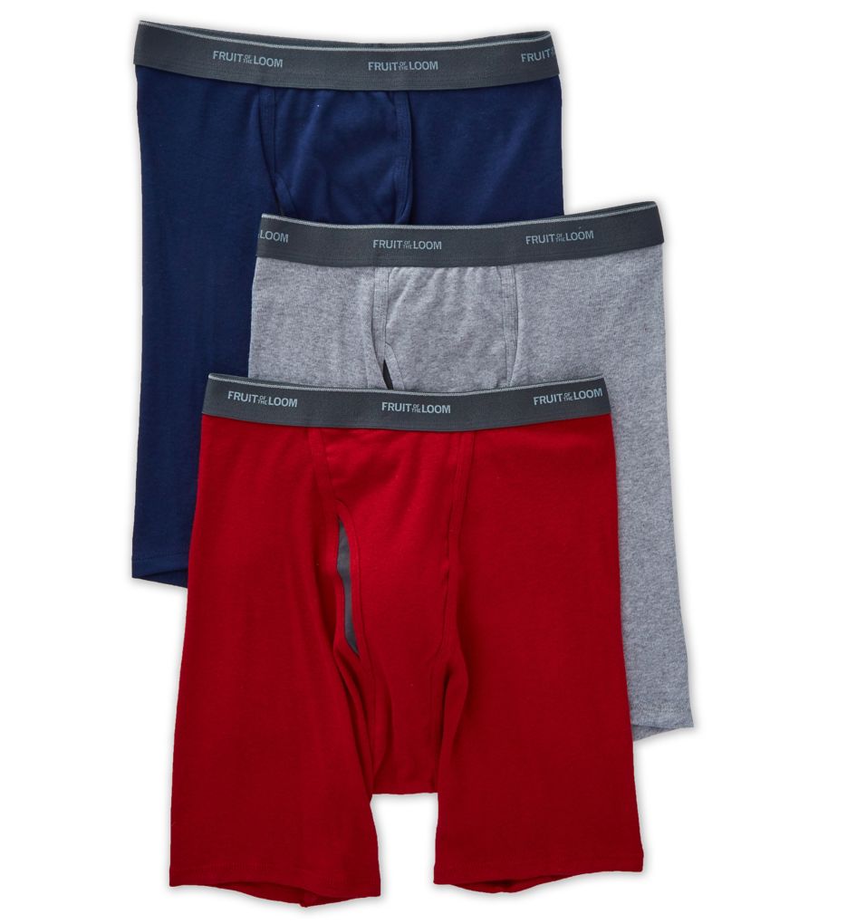 Coolzone Assorted Boxer Briefs - 3 Pack by Fruit Of The Loom