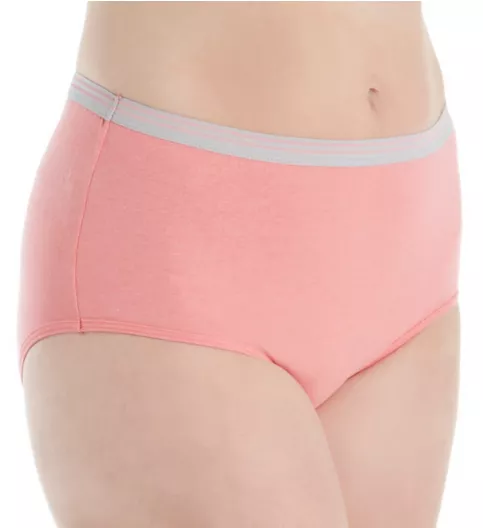 Fruit Of The Loom Cotton Heather Brief Panty - 3 Pack 3DBRIHT