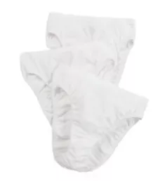 Cotton Hi-Cut Brief Panties - 3 Pack