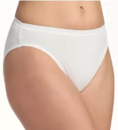 Cotton Hi-Cut Brief Panties - 3 Pack