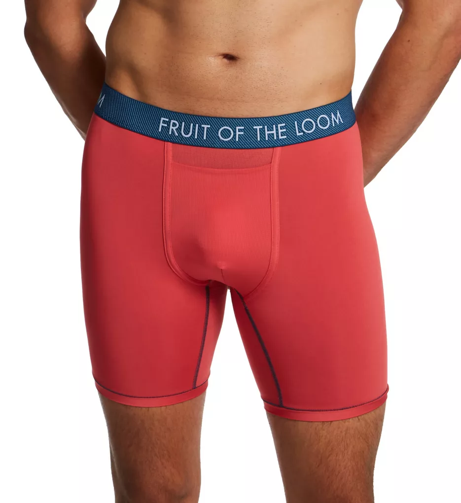 Fruit Of The Loom Getaway Breathable Long Leg Boxer Brief - 3 Pack 3GMLLC1 - Image 1