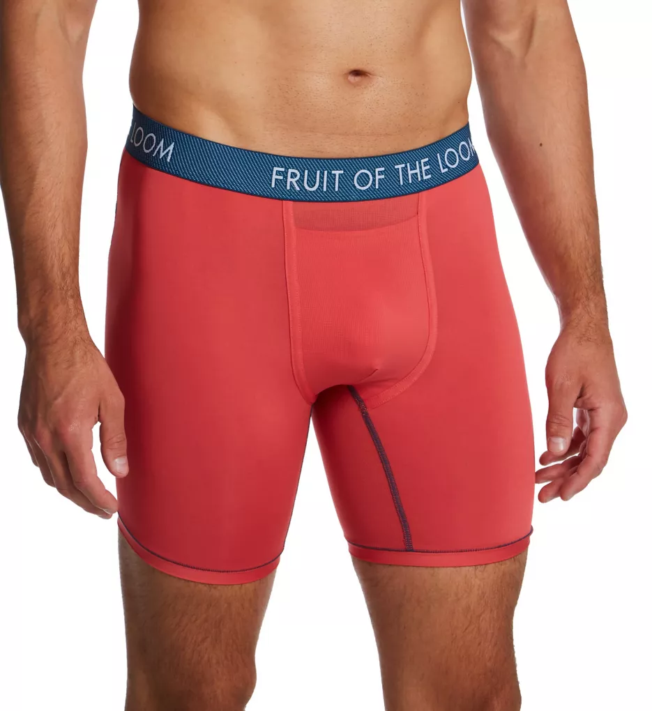 Fruit Of The Loom Getaway Breathable Long Leg Boxer Brief - 3 Pack 3GMLLC1