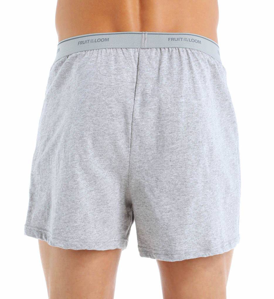 Mens Core Cotton Assort Knit Boxers- 3 Pack