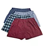 Fruit Of The Loom Extended Size Tartan Plaid Woven Boxers - 4 Pack 4P59XTG - Image 3