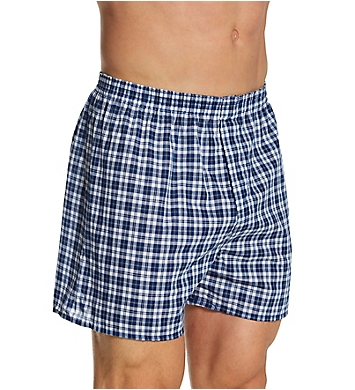 Fruit Of The Loom Extended Size Tartan Plaid Woven Boxers - 4 Pack