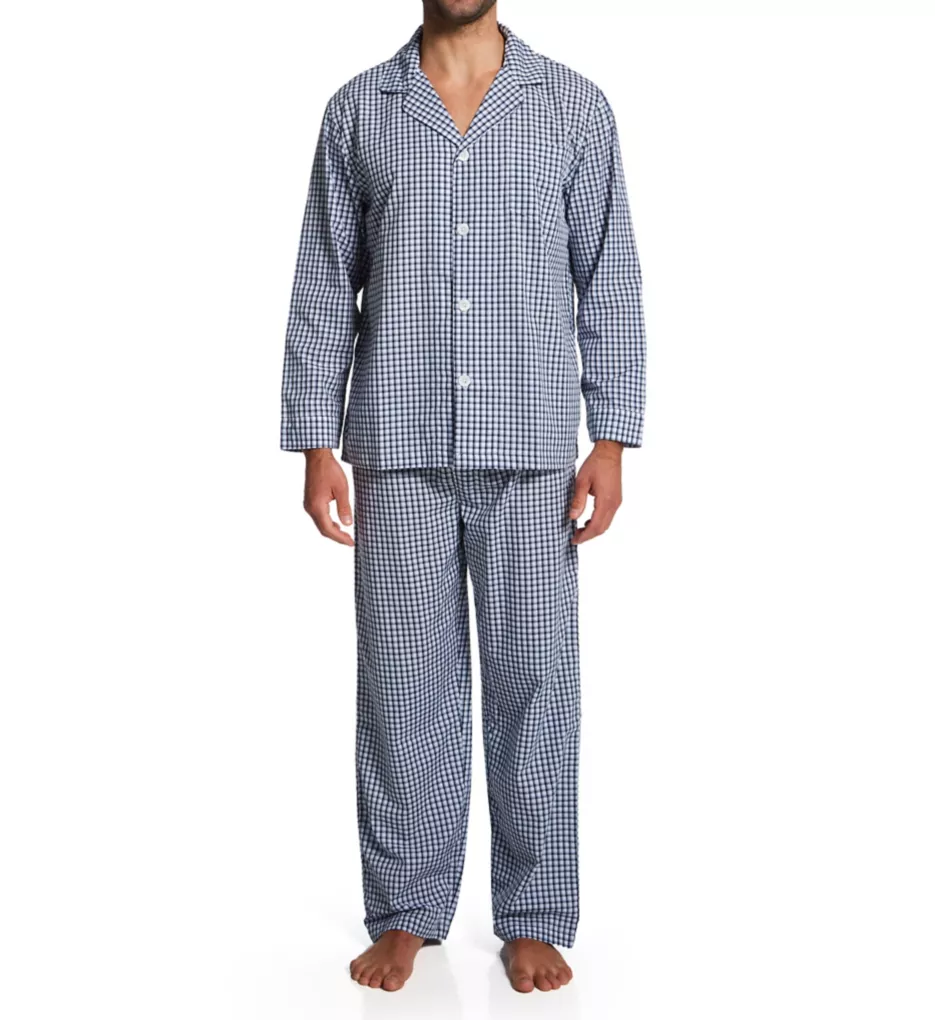 Fruit Of The Loom Long Sleeve Woven Pajama Pant Set 5032425 - Image 1