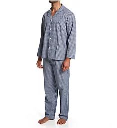 Long Sleeve Woven Pajama Pant Set