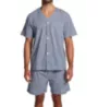 Fruit Of The Loom Short Sleeve Knee Length Pajama Short Set 5032426 - Image 1