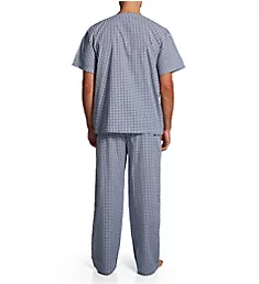 Short Sleeve Woven Pajama Pant Set