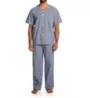 Fruit Of The Loom Short Sleeve Woven Pajama Pant Set 5032444 - Image 1