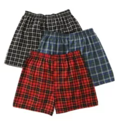 Traditional Tartan Assort Woven Boxer - 3 Pack