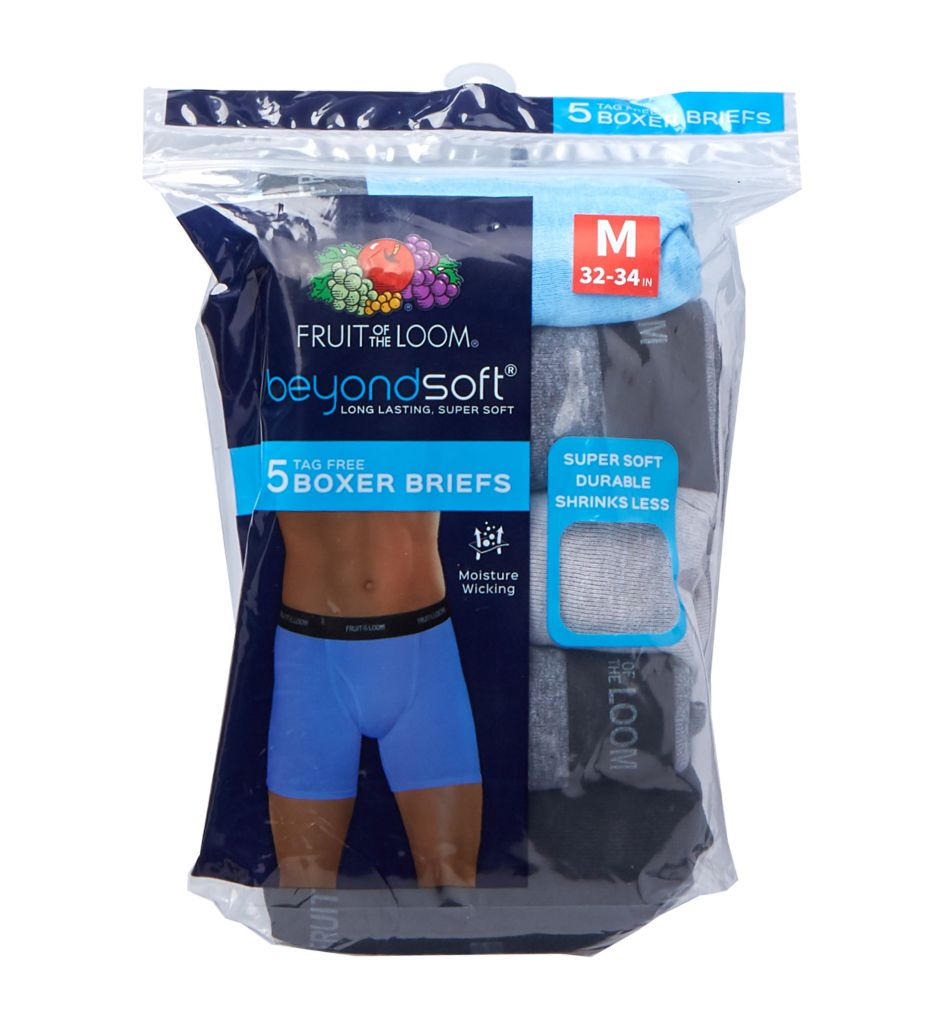 Beyond Soft Assorted Boxer Briefs - 5 Pack-cs1