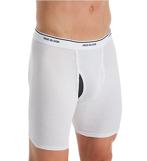 Fruit Of The Loom Coolzone White Boxer Briefs - 5 Pack 5BL7600