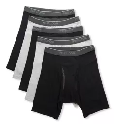 Coolzone Fly Boxer Briefs - 5 Pack BlkGr S