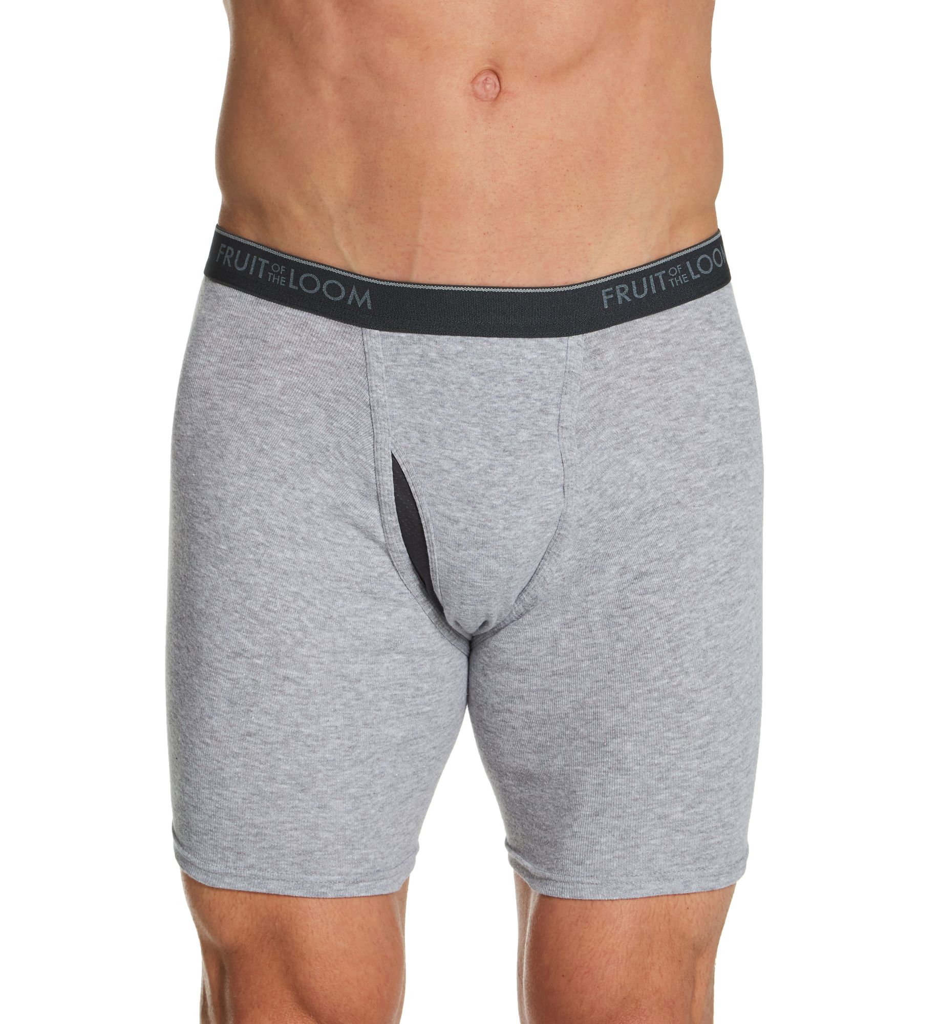 Fruit Of The Loom Coolzone Fly Boxer Briefs - 5 Pack BlkGr L  - Image 1