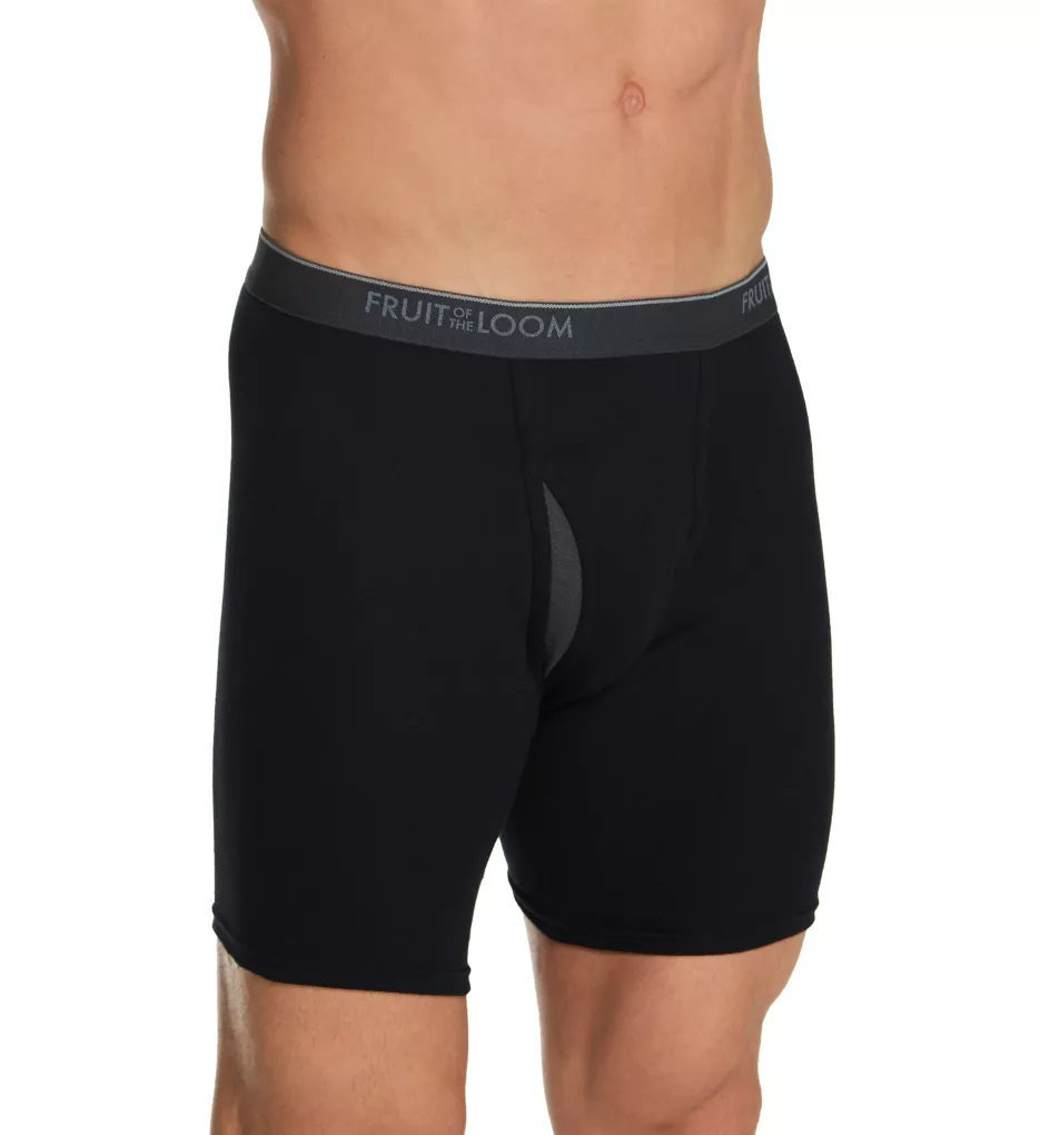 Coolzone Fly Boxer Briefs - 5 Pack BlkGr S