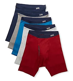 Coolzone Boxer Briefs with Fly - 5 Pack ASST S