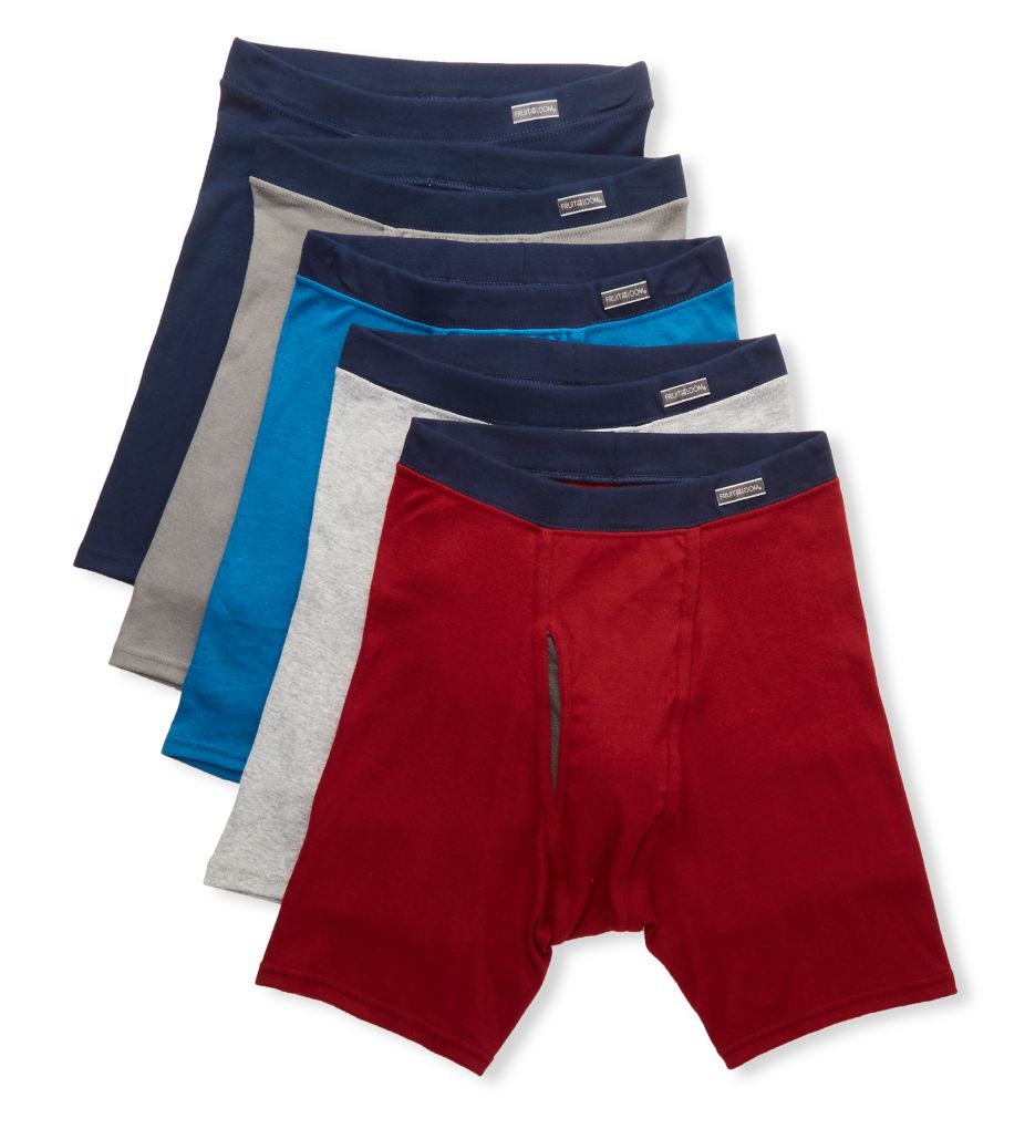 Men's ComfortSoft Waistband Boxer Briefs, 5 Pack 