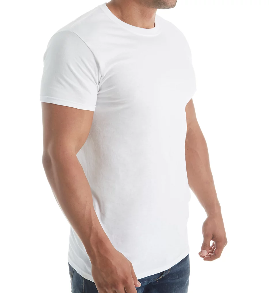 Stay Tucked Extended Size Crew T-Shirt - 5 Pack