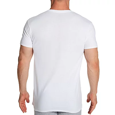 Stay Tucked Extended Size V-Neck T-Shirts - 5 Pack
