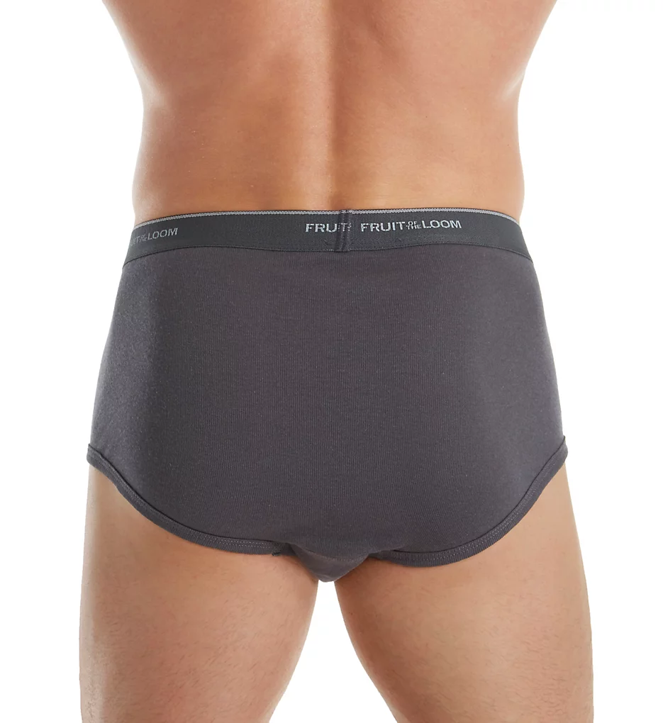 Extended Size Mid Rise Cotton Briefs - 5 Pack