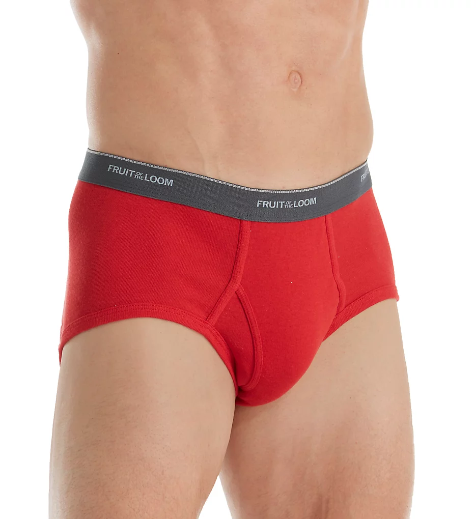 Extended Size Mid Rise Cotton Briefs - 5 Pack