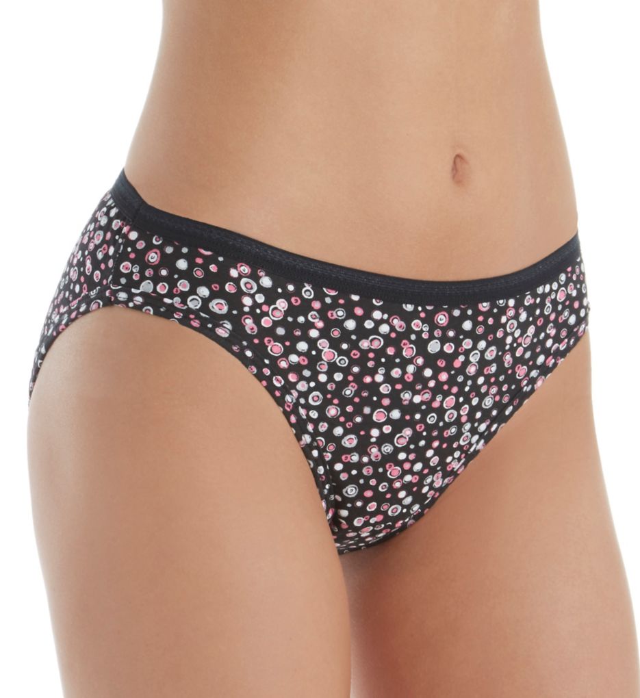 Women's Cotton Bikini Underwear 6pk - Auden Assorted L 1 ct