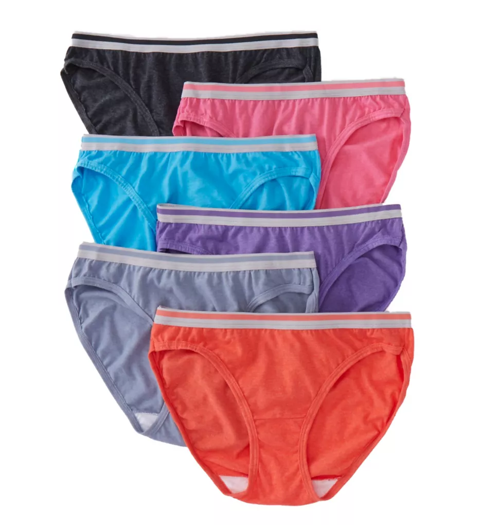 Heather Bikini Panties - 6 Pack
